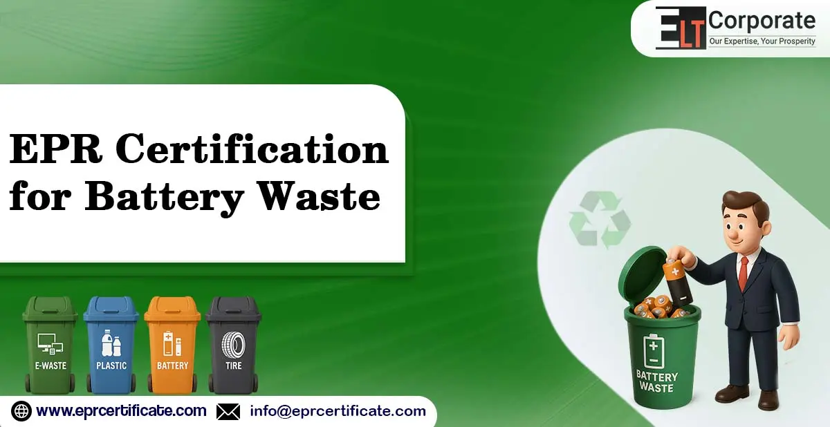 EPR Certification for Battery Waste