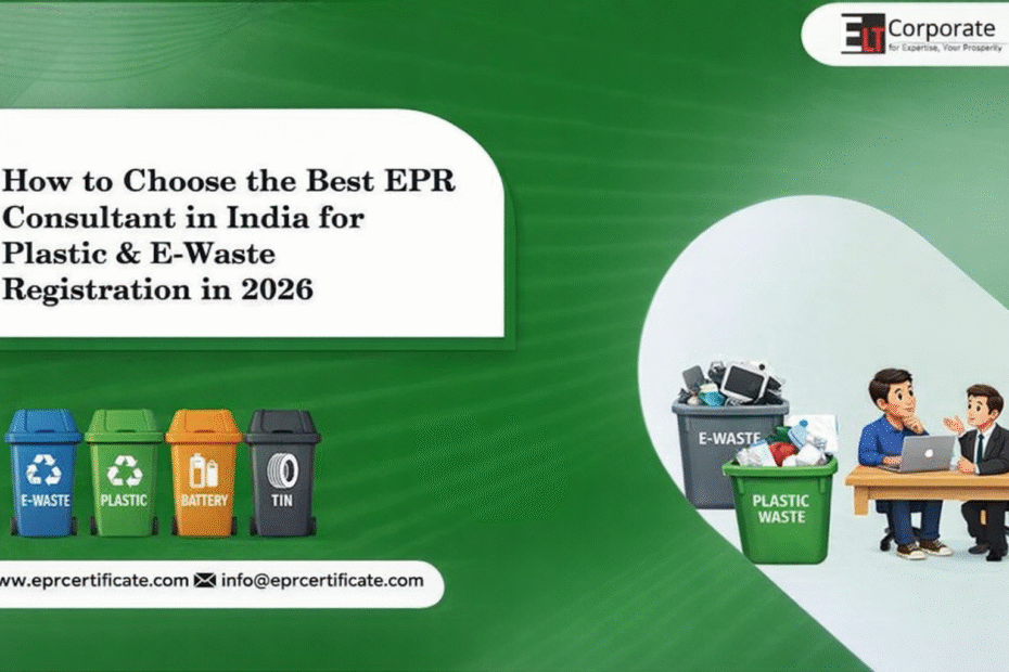 EPR Consultant in India for Plastic & E‑Waste