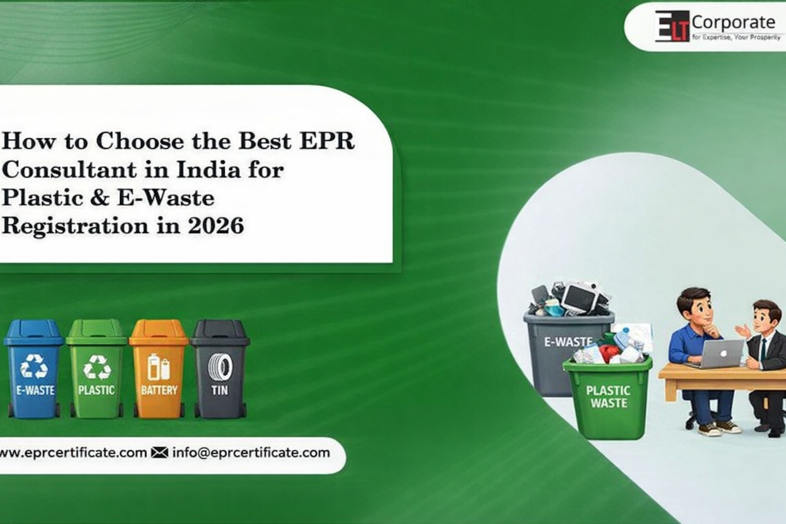 EPR Consultant in India for Plastic & E‑Waste
